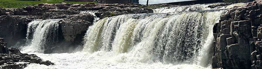The falls at Sioux Falls